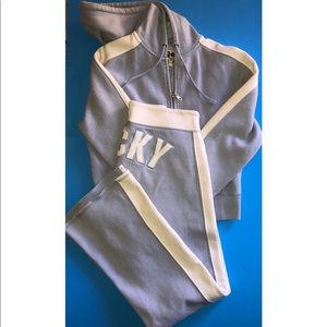 Lucky Brand sweat pants and hoodie